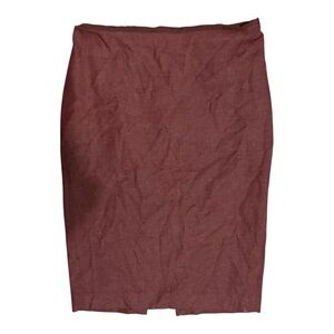 Express Burgundy Pencil Shirt 8